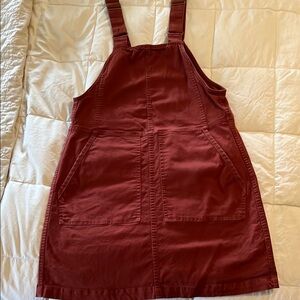 Toad and Co - Rust Red Overall Dress